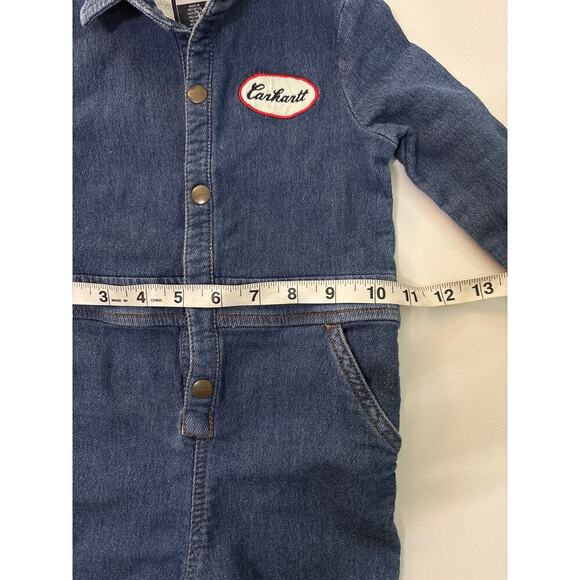 Carhartt Denim Jumpsuit Toddler 18 Months - Picture 4 of 9